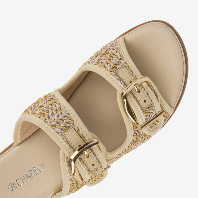 Sandalia Casual Camel/Beige 2YS555