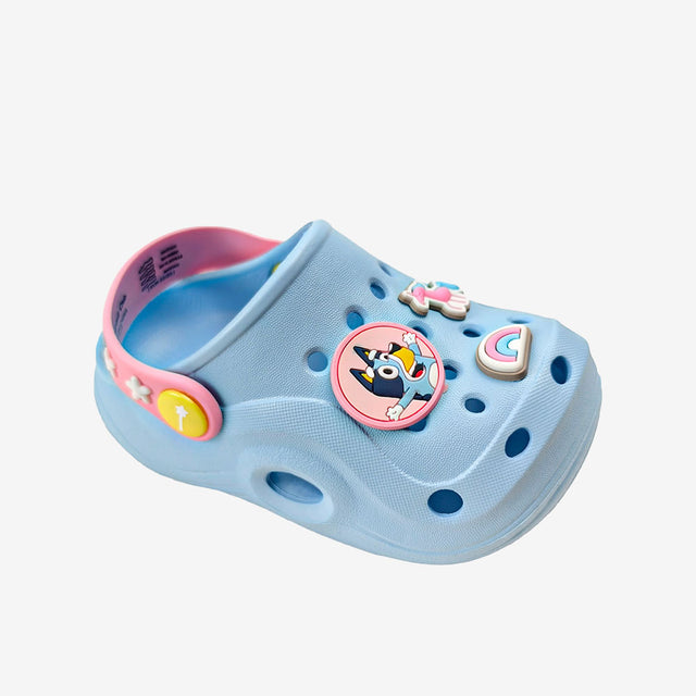 Clogs de Niña Celeste 2BU065