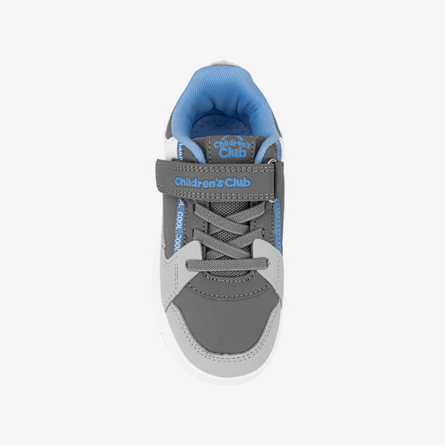 Zapatilla Niño Gris/Celeste 2CZ130