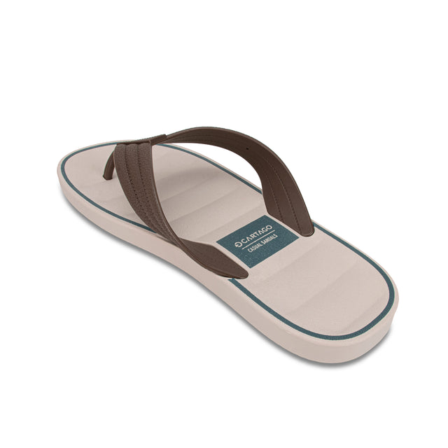 Sandalia Hombre Hueso/Marron 2GCB43
