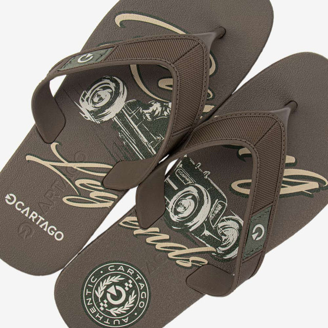 Sandalia Casual Marron/Verde 2GCV38