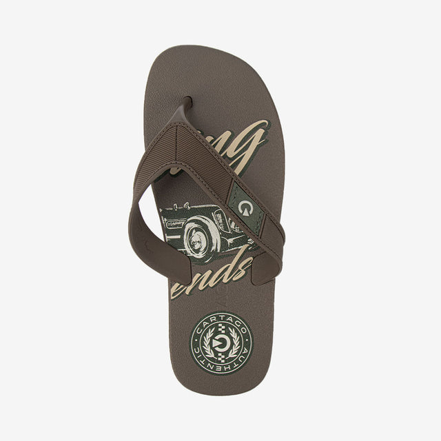 Sandalia Casual Marron/Verde 2GCV38