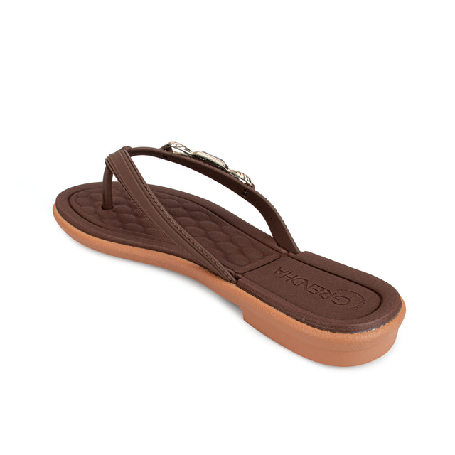 Sandalia Mujer Marron Oscuro 2GDB45