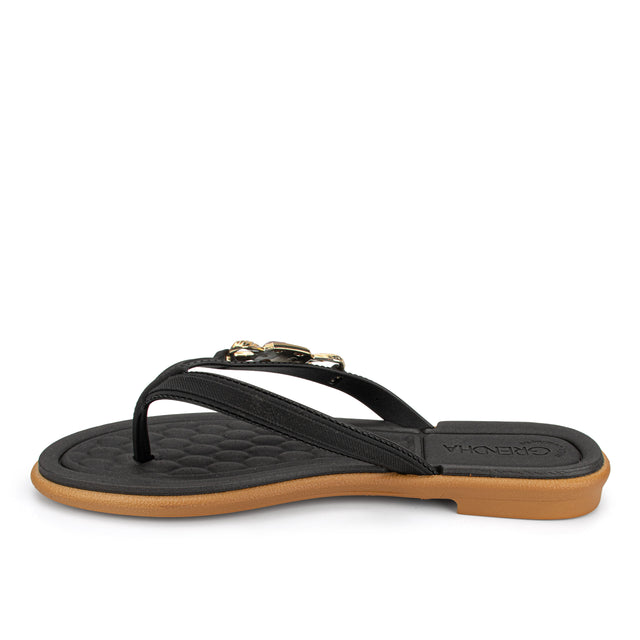 Sandalia Mujer Negro/Camel 2GDB45