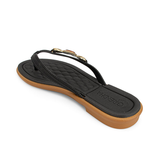 Sandalia Mujer Negro/Camel 2GDB45