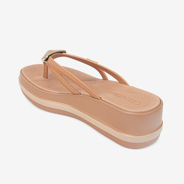 Sandalias Mujer Camel 2GDF48