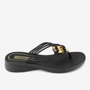 Sandalias Mujer Negro/Oro 2GDG39