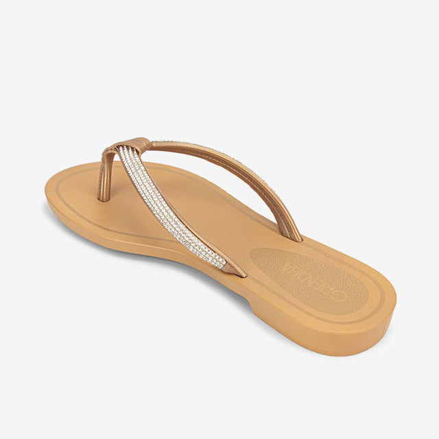 Sandalias Mujer Oro/Beige 2GDS90