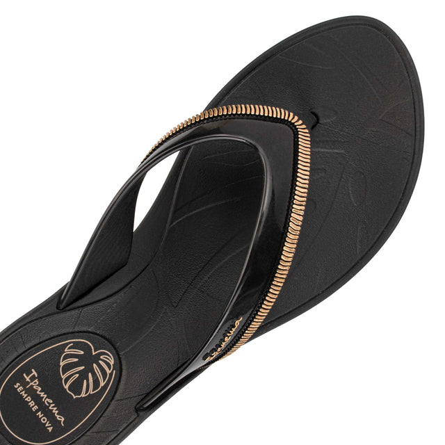 Sandalia Mujer Negro/Oro 2IPG78
