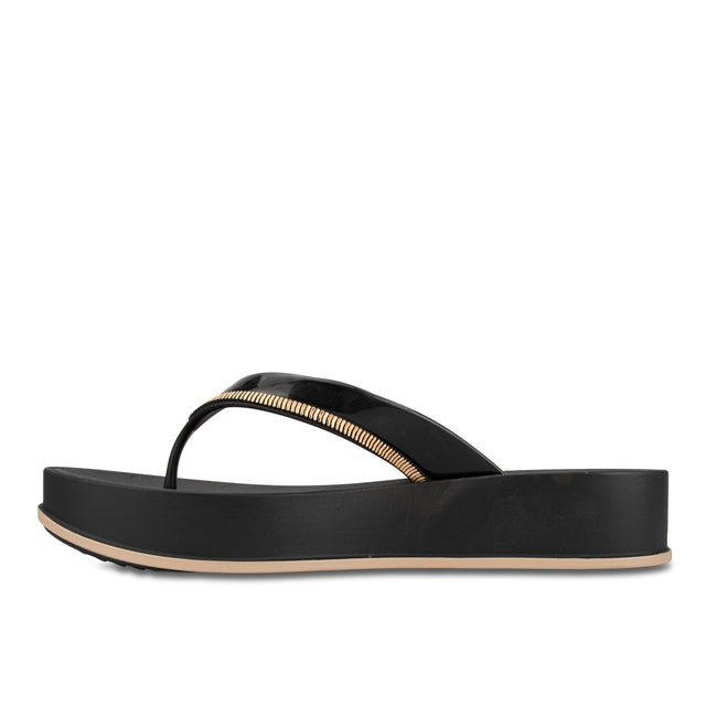 Sandalia Mujer Negro/Oro 2IPG78
