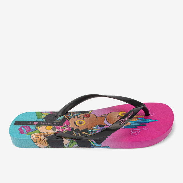 Sandalia Casual Fucsia/Negro 2IPJ14