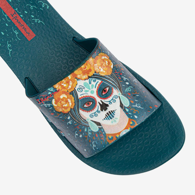 Sandalia Casual Azul Cobalto/Naranja 2IPN21