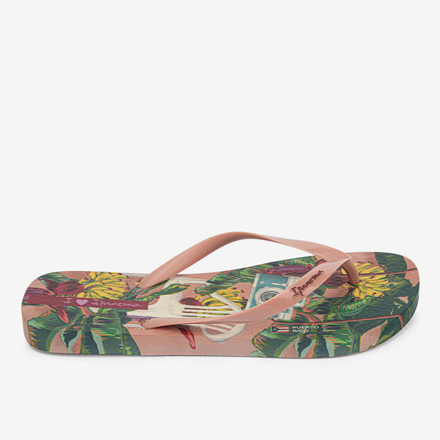 Sandalia Casual Verde/Rosa 2IPN83