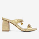 Sandalias Mujer Dorado 2NY075