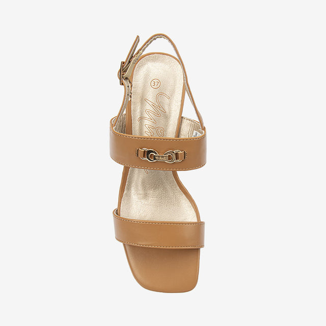 Sandalias Mujer Camel 2NY076
