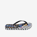 Sandalia Flip Flop De Niña Blanco/Negro 2PJC19