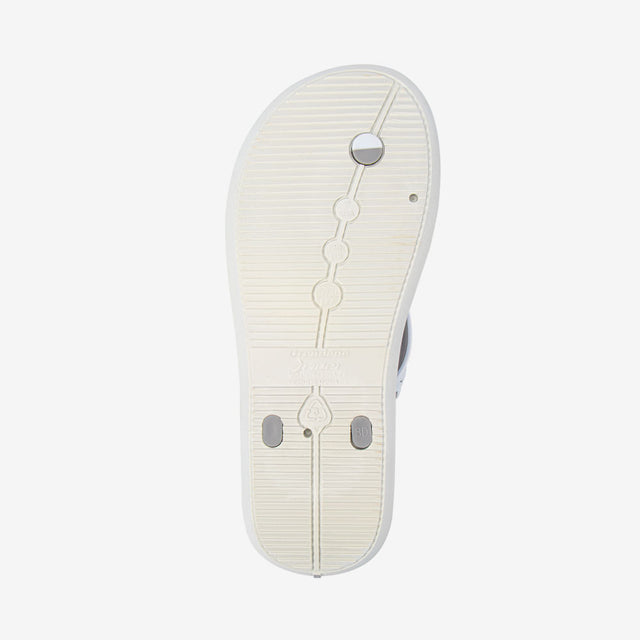 Sandalias Hombre Gris/Blanco 2RDO59