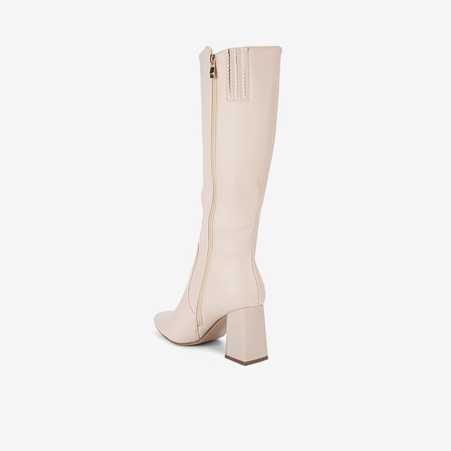 Botas Dama Crema 2YB015