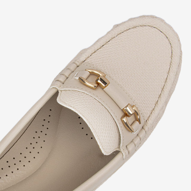 Mocasin Mujer Beige 2YM041