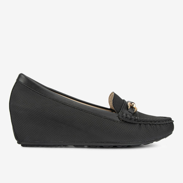 Mocasin Mujer Negro 2YM041