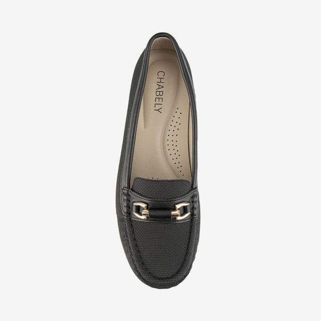 Mocasin Mujer Negro 2YM041