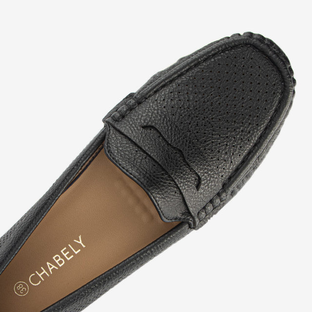 Mocasin Mujer Negro 2YM042