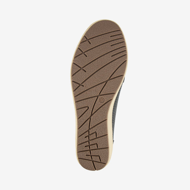 Mocasin Mujer Negro 2YM042