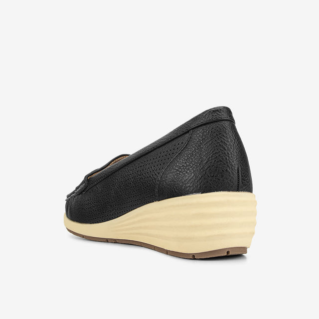 Mocasin Mujer Negro 2YM042
