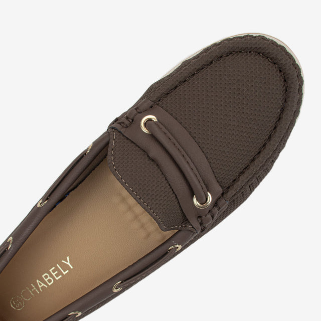 Mocasin Dama Marron Oscuro 2YM044