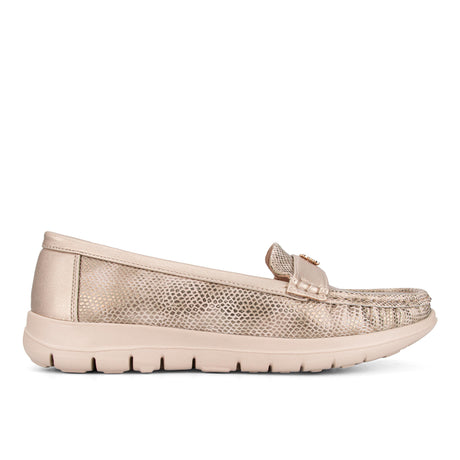 Mocasín Mujer Oro 2YM049