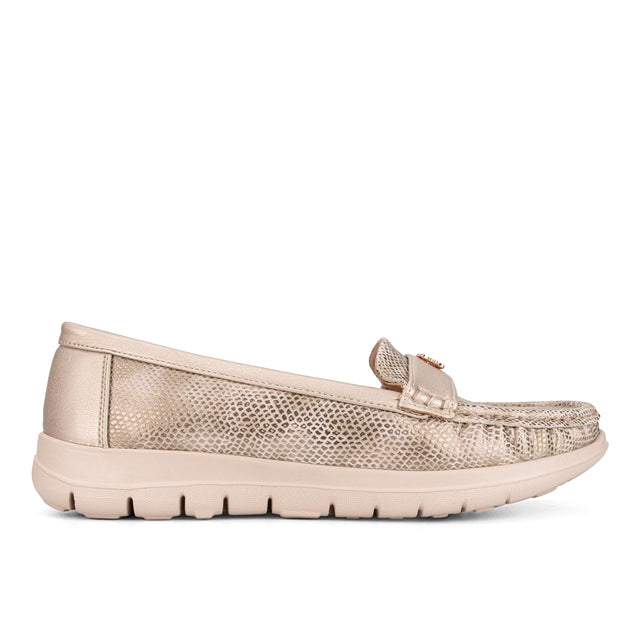 Mocasín Mujer Oro 2YM049