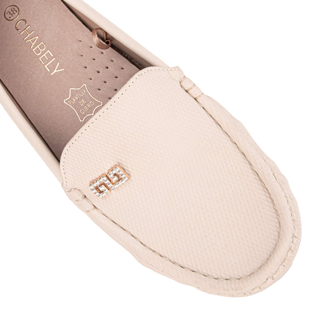 Mocasín Mujer Hueso 2YM050