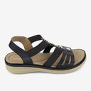 Sandalia De Mujer Negro 2YS515