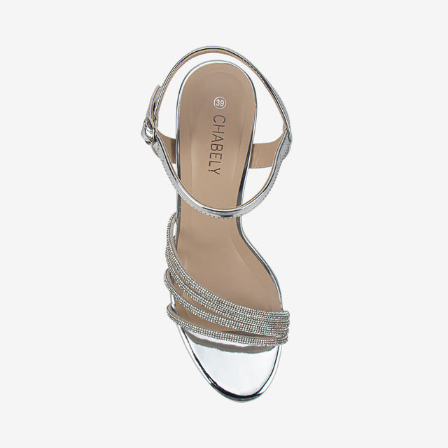 Sandalias Plateado 2YS537