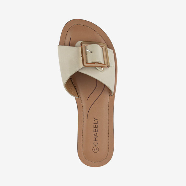 Sandalia De Mujer Beige 2YS543