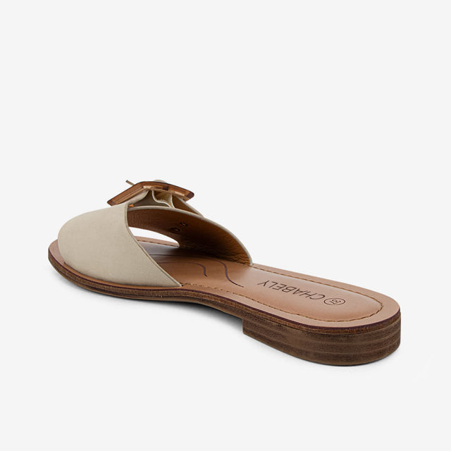 Sandalia De Mujer Beige 2YS543