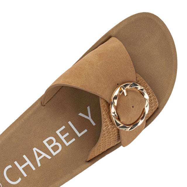 Sandalia Mujer Camel 2YS563