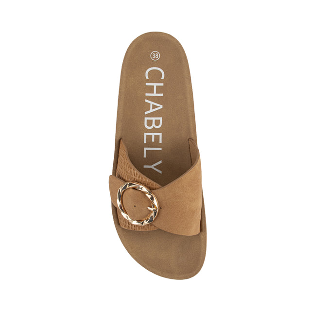 Sandalia Mujer Camel 2YS563