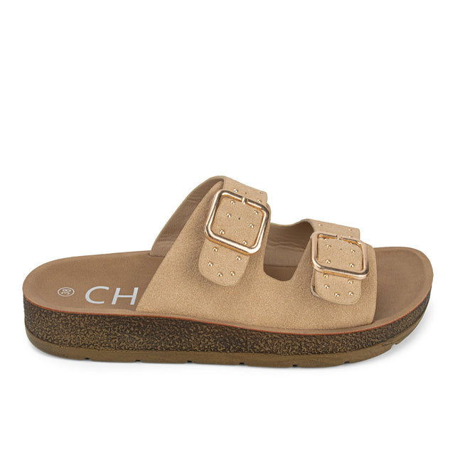 Sandalia Mujer Beige 2YS565