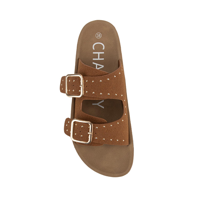 Sandalia Mujer Camel 2YS565