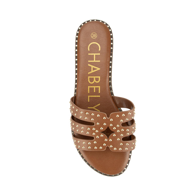 Sandalia Mujer Camel 2YS574