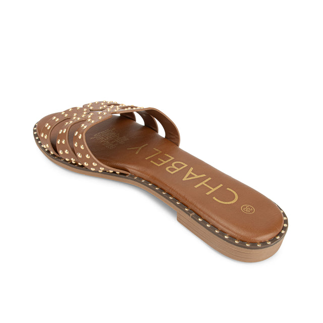 Sandalia Mujer Camel 2YS574