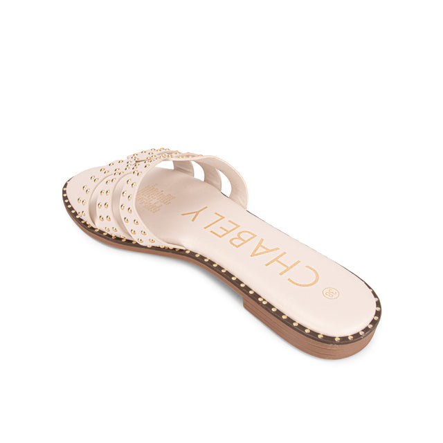 Sandalia Mujer Hueso 2YS574