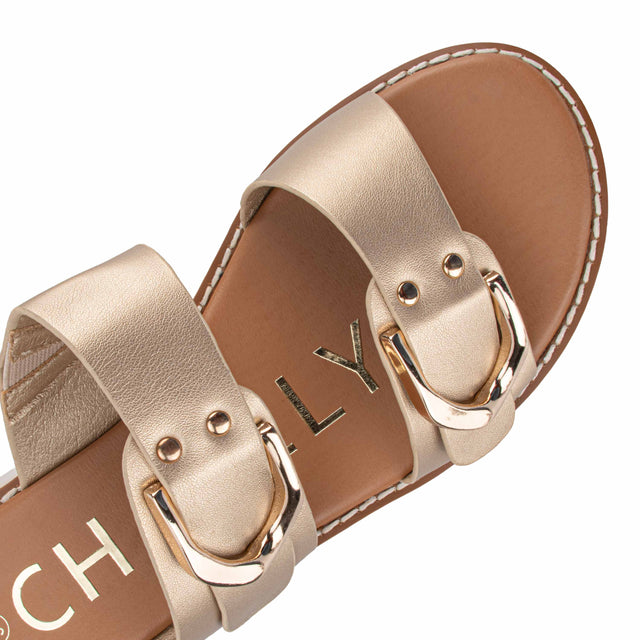 Sandalia Mujer Oro Claro 2YS578