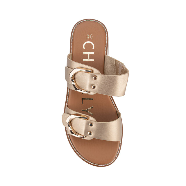 Sandalia Mujer Oro Claro 2YS578