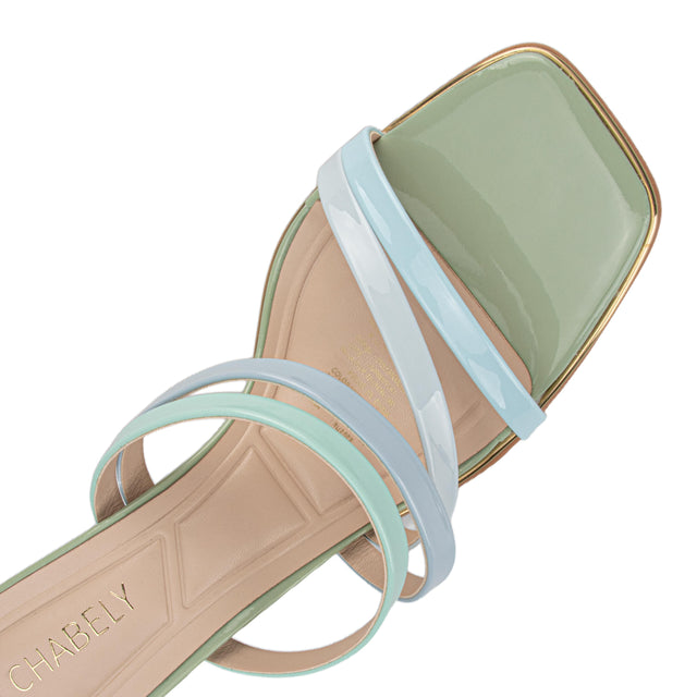 Sandalia Mujer Verde 2YS596