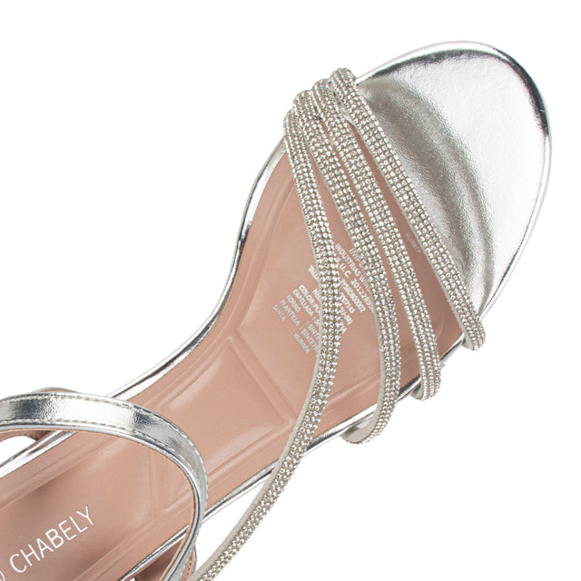 Sandalia Mujer Plateado 2YS608