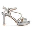 Sandalia Mujer Plateado 2YS610