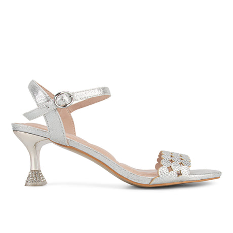 Sandalia Mujer Plateado 2YS614