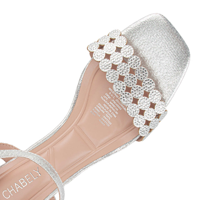 Sandalia Mujer Plateado 2YS614